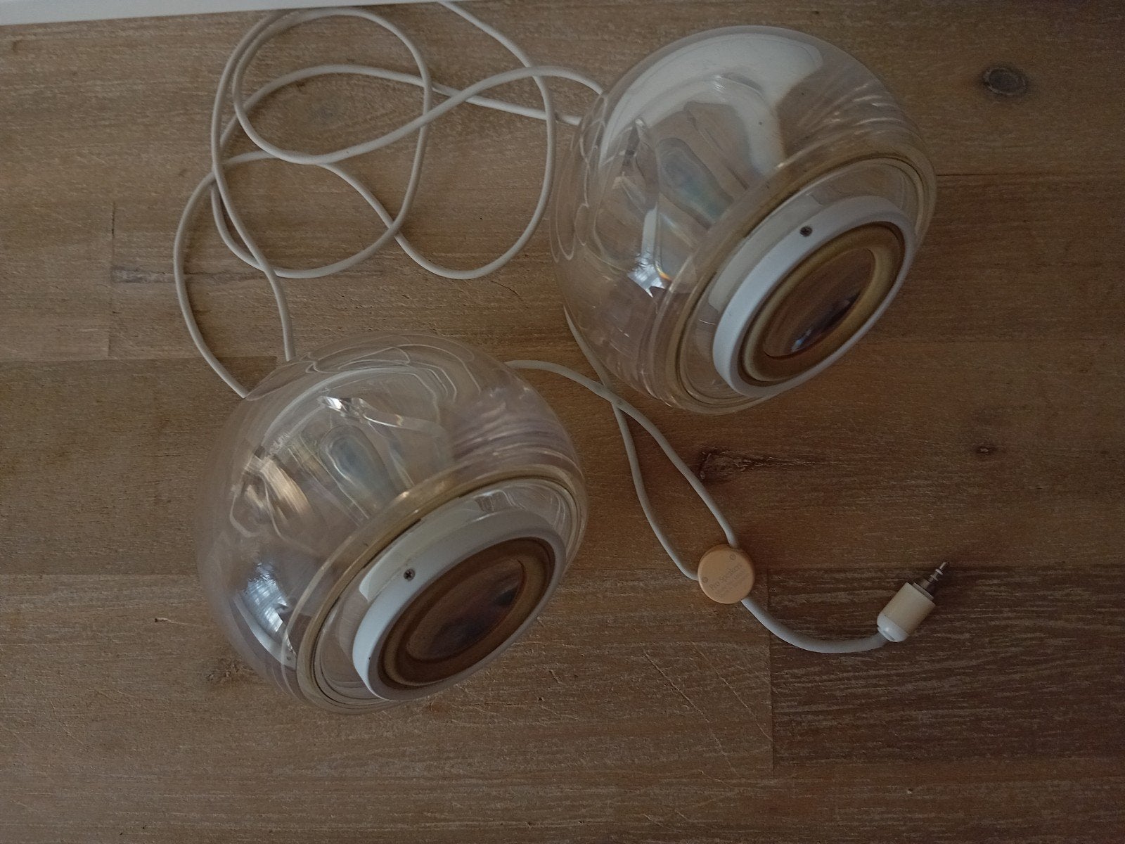 apple eyeball speaker's (apple oogbollen), Overige merken, Gebruikt, Speakerset, Stofbestendig