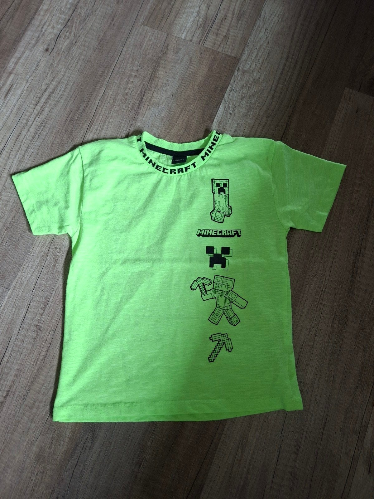Minecraft shirt maat 110/116, Minecraft, Ophalen of Verzenden, Zo goed als nieuw, Shirt of Longsleeve