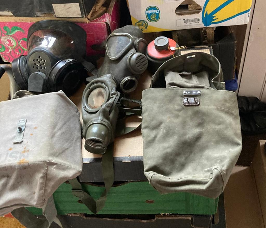 Diverse gasmaskers met tassen en filters, Verzamelen, Militaria | Algemeen, Ophalen of Verzenden, Overige soorten, Overige gebieden
