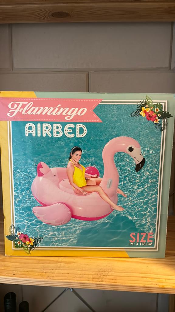 Flamingo airbed nieuw in doos, Ophalen, Nieuw