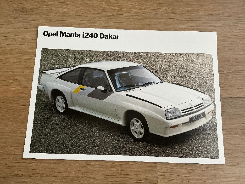 Opel Manta i240 Dakar, Ophalen of Verzenden, Zo goed als nieuw, Opel