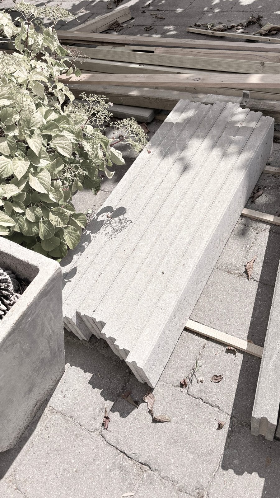 Betonnen opsluitbanden, Tuin en Terras, Ophalen, Nieuw, 5 tot 10 m², Beton