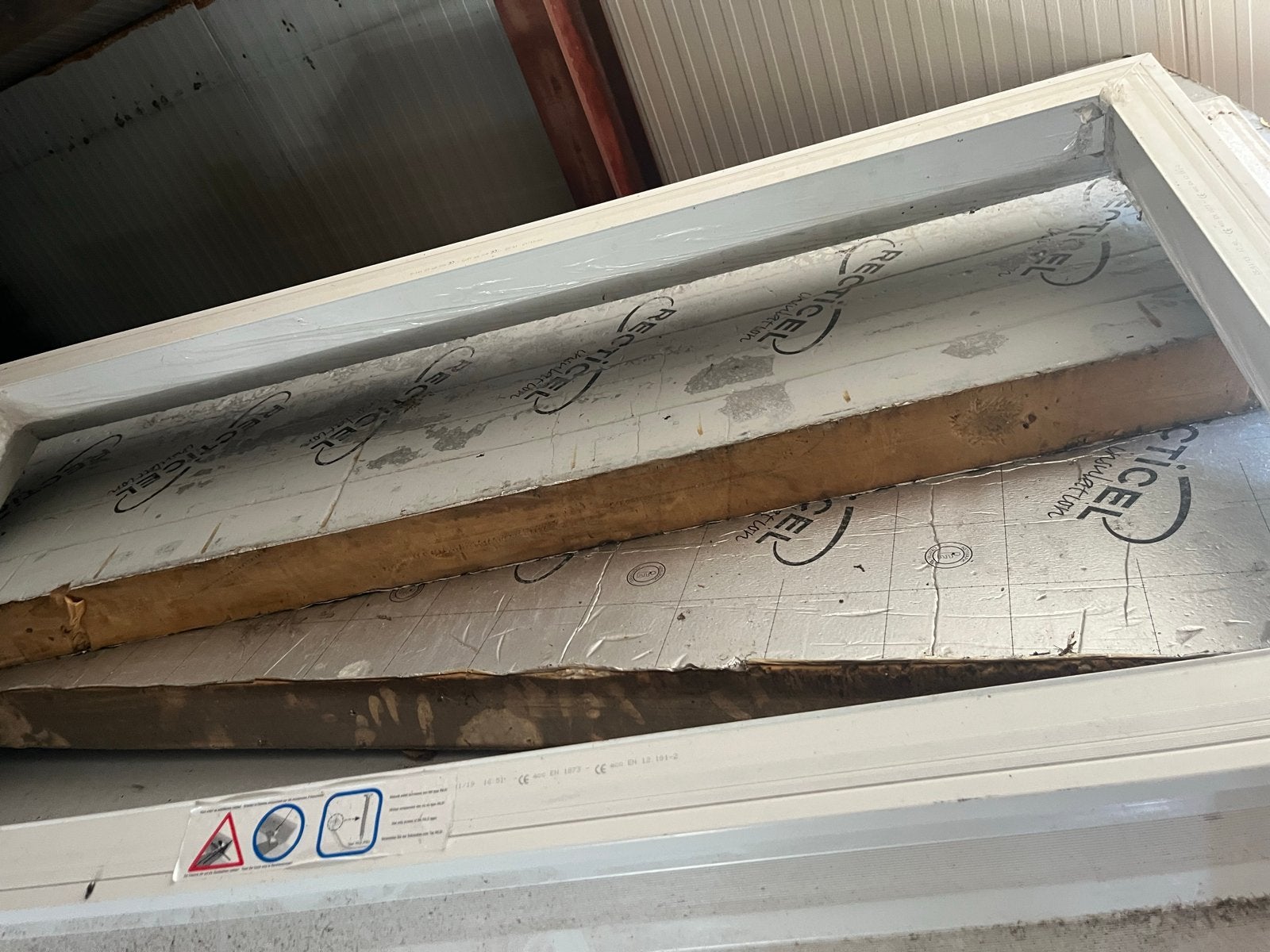 Nieuw plat dak lichtstraat bol raam 60x130 cm, Doe-het-zelf en Verbouw, Minder dan 80 cm, 120 tot 160 cm, Nieuw, Ophalen of Verzenden