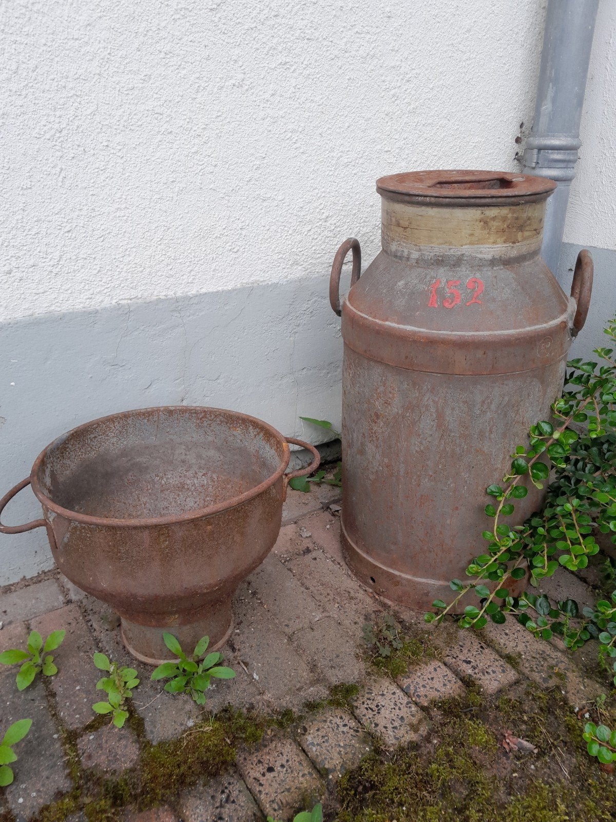 Melkbus en Melkzeef - Decoratieve Set, Antiek en Kunst, Ophalen