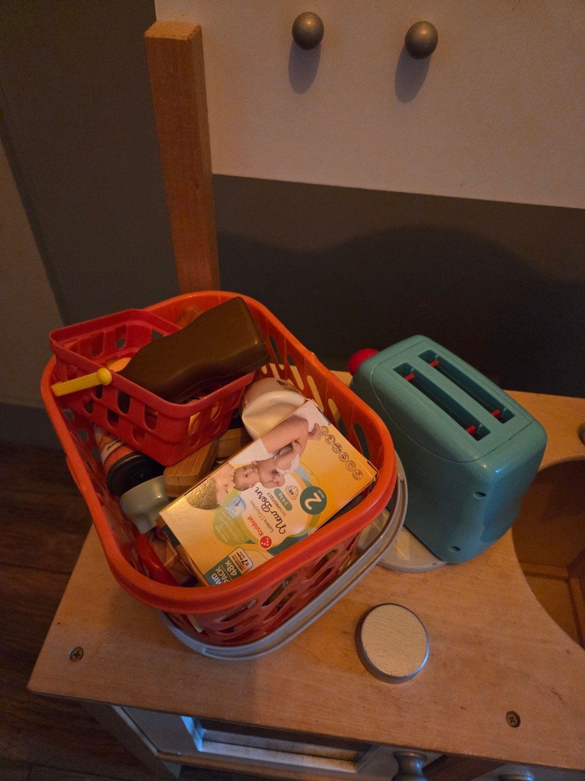 Houten speelkeuken met accessoires, Ophalen, Gebruikt, Hout, Speelkeuken