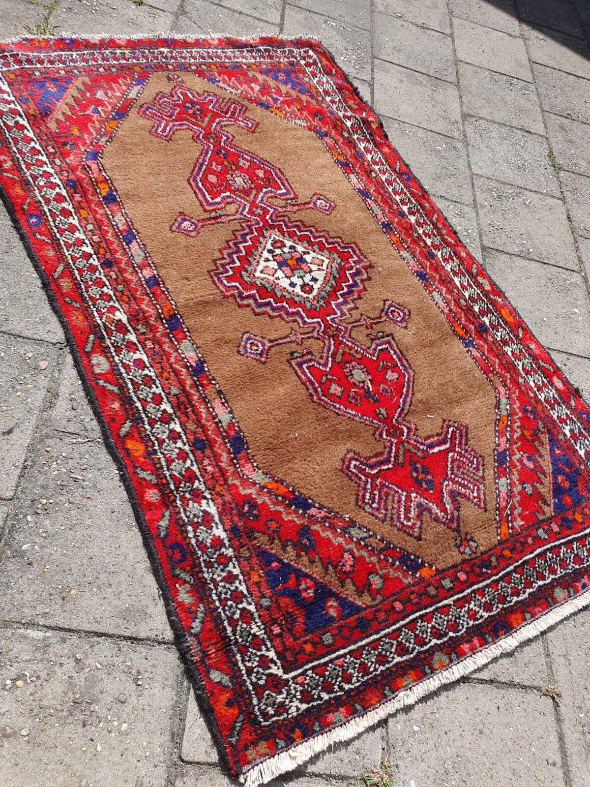 perzisch tapijt 165x110 cm, Gebruikt, 100 tot 150 cm, Ophalen of Verzenden, Iran