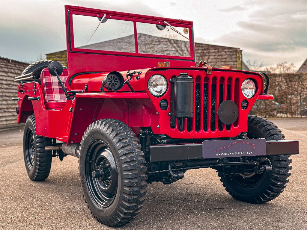 jeep willys CJ2A - 1949 - Totaal restauratie, Auto's, Stof, 4 cilinders, CJ, Overige kleuren