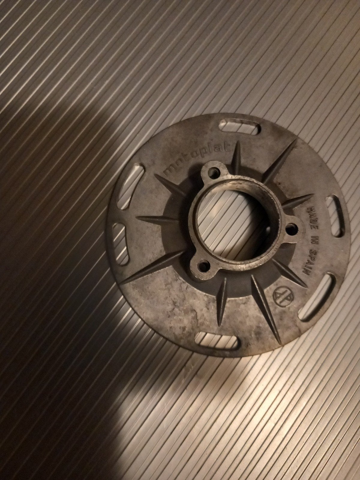 Motoplat Vliegwiel - Made in Spain, Ophalen of Verzenden, Gebruikt, Overige typen, Motoplat