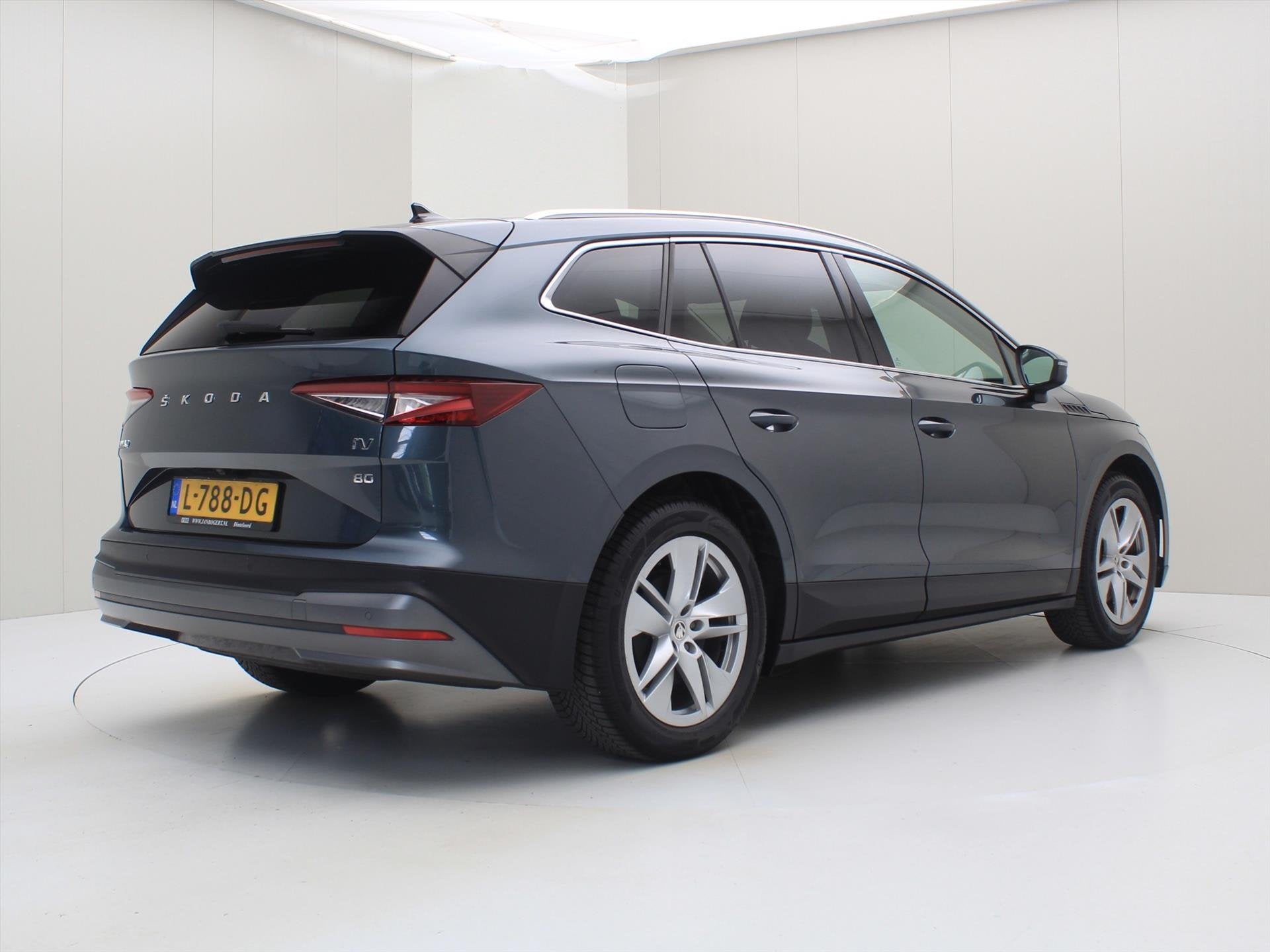 Skoda Enyaq Iv 80 204pk 82kWh Family Edition 88% SoH [ 533KM, Auto's, Automaat, Achterwielaandrijving, Gebruikt, Leder en Stof