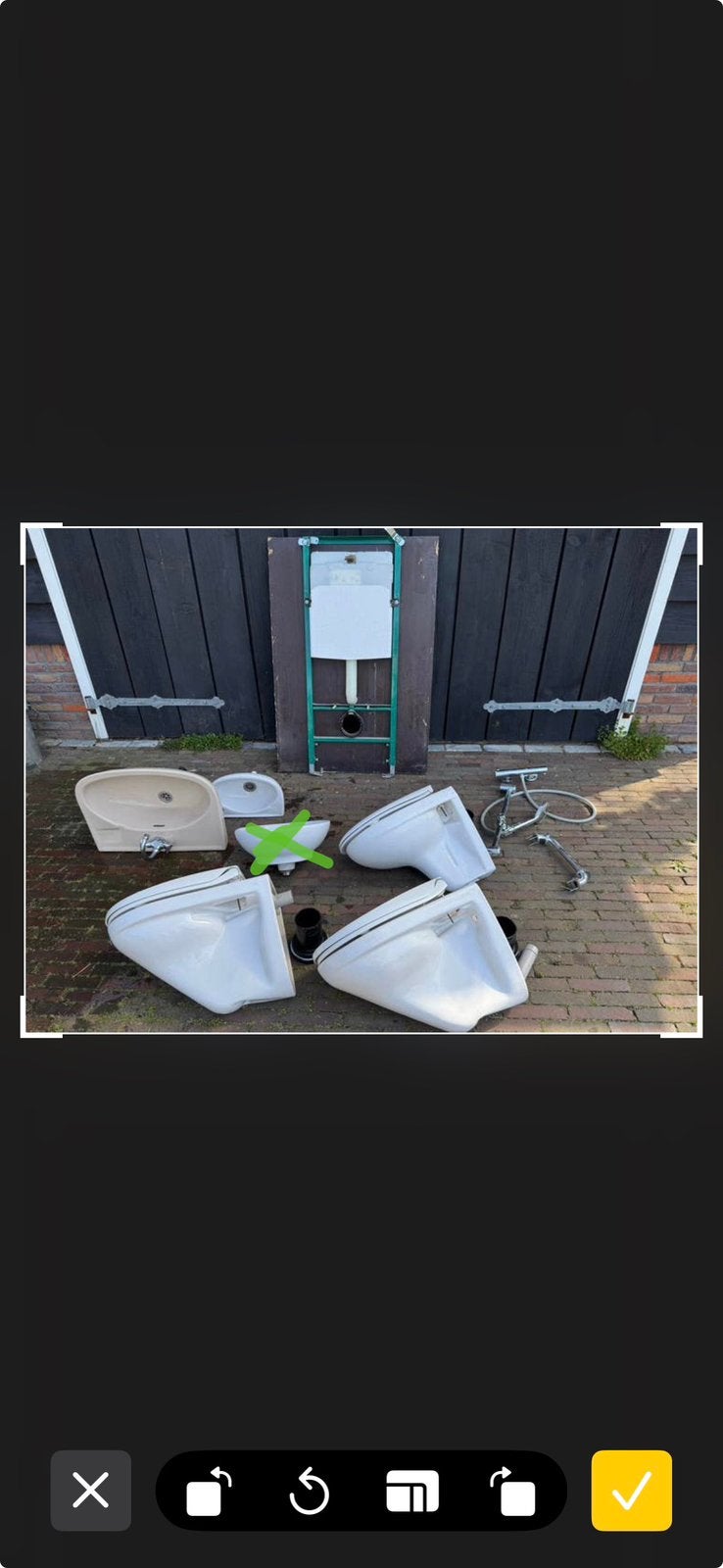 Gratis sanitair, 2 x Villeroy & Boch WC, wasbakken, douchekr, Ophalen of Verzenden, Zo goed als nieuw