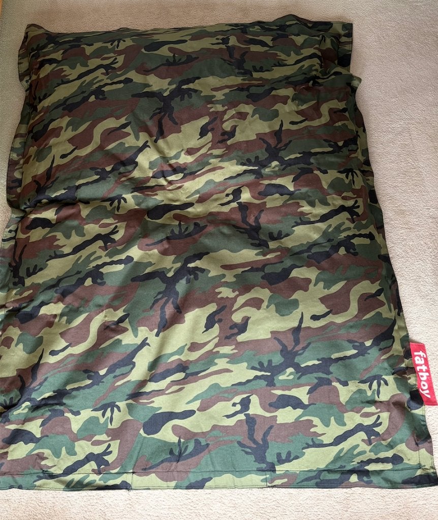 Fatboy Original zitzak - camouflage kleur - 140x180cm, Ophalen, Gebruikt, Overige kleuren, Zitzak