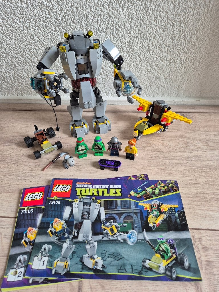 Lego Teenage Mutant Ninja Turtles 79105 Baxter Robot Rampage, Compleet, Gebruikt, Lego, Ophalen of Verzenden