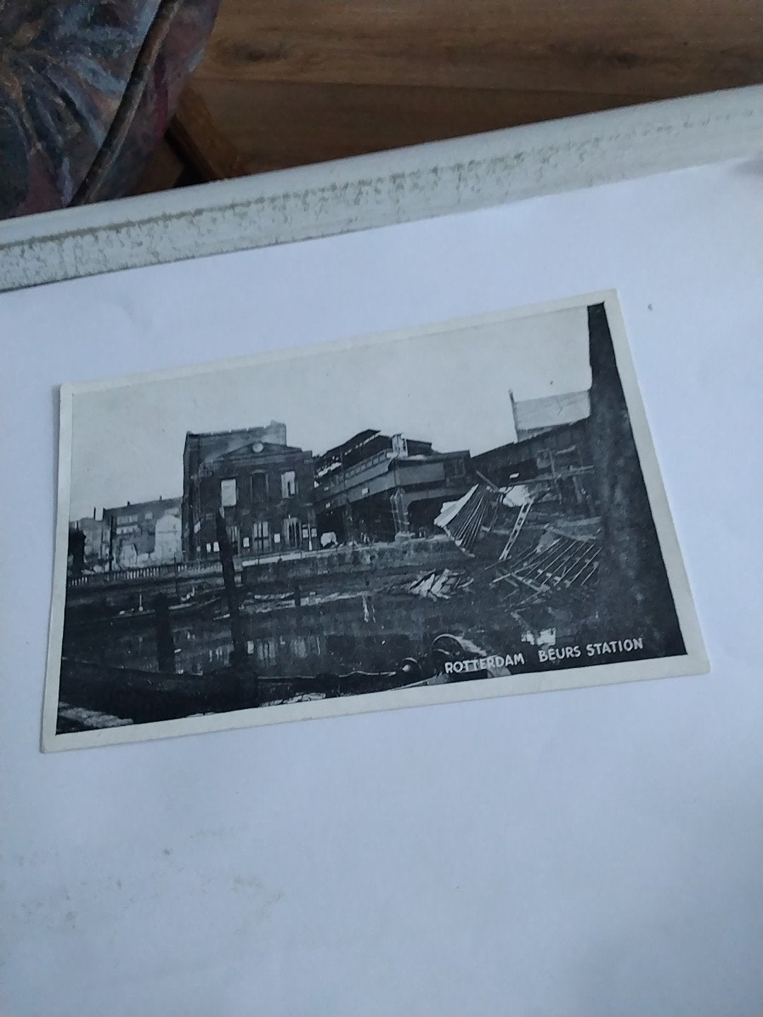 Ansichtkaart Rotterdam Beurs Station - Zwart-wit, Ophalen of Verzenden, Voor 1920, Zuid-Holland