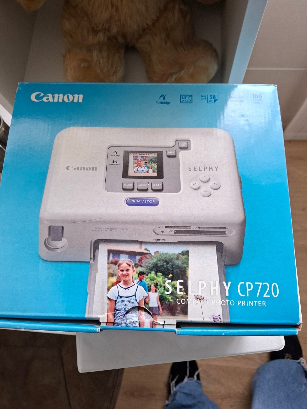 Canon Selphy CP720 Compacte Fotoprinter, Fotoprinter, PictBridge, Canon, Kleur printen