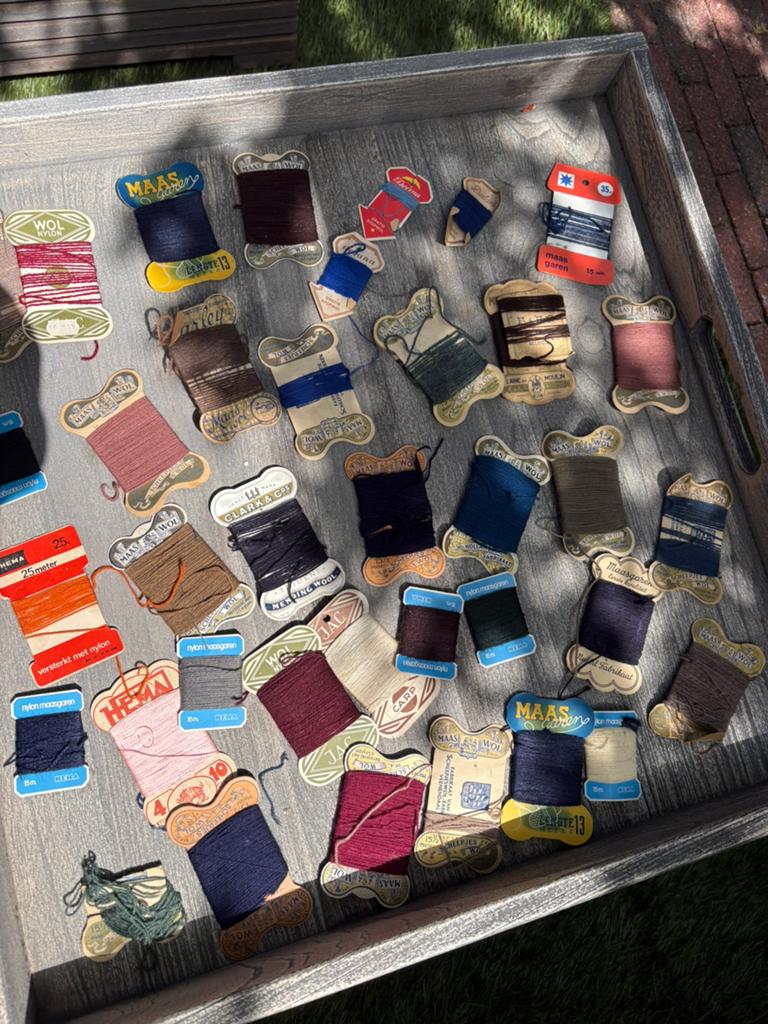 Antiek vintage naai garen, Hobby en Vrije tijd, Ophalen of Verzenden, Zo goed als nieuw