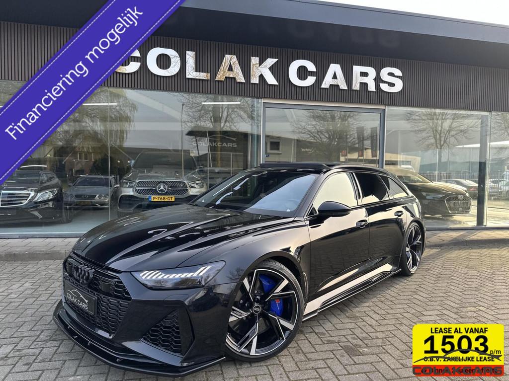 Audi RS6 RS6 4.0 TFSI V8 Keramisch-Pano-601PK-4-wiel sturing, Automaat, Gebruikt, 600 pk, Leder