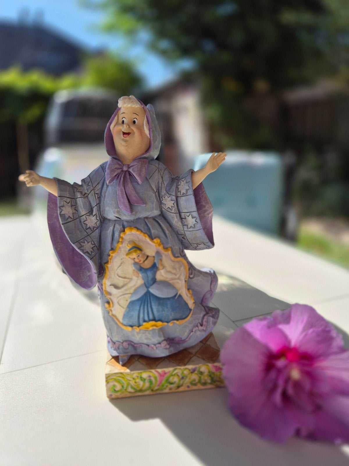 Jim Shore Assepoester Fee - Retired Disney Traditions, Ophalen of Verzenden, Assepoester of Belle, Zo goed als nieuw, Beeldje of Figuurtje