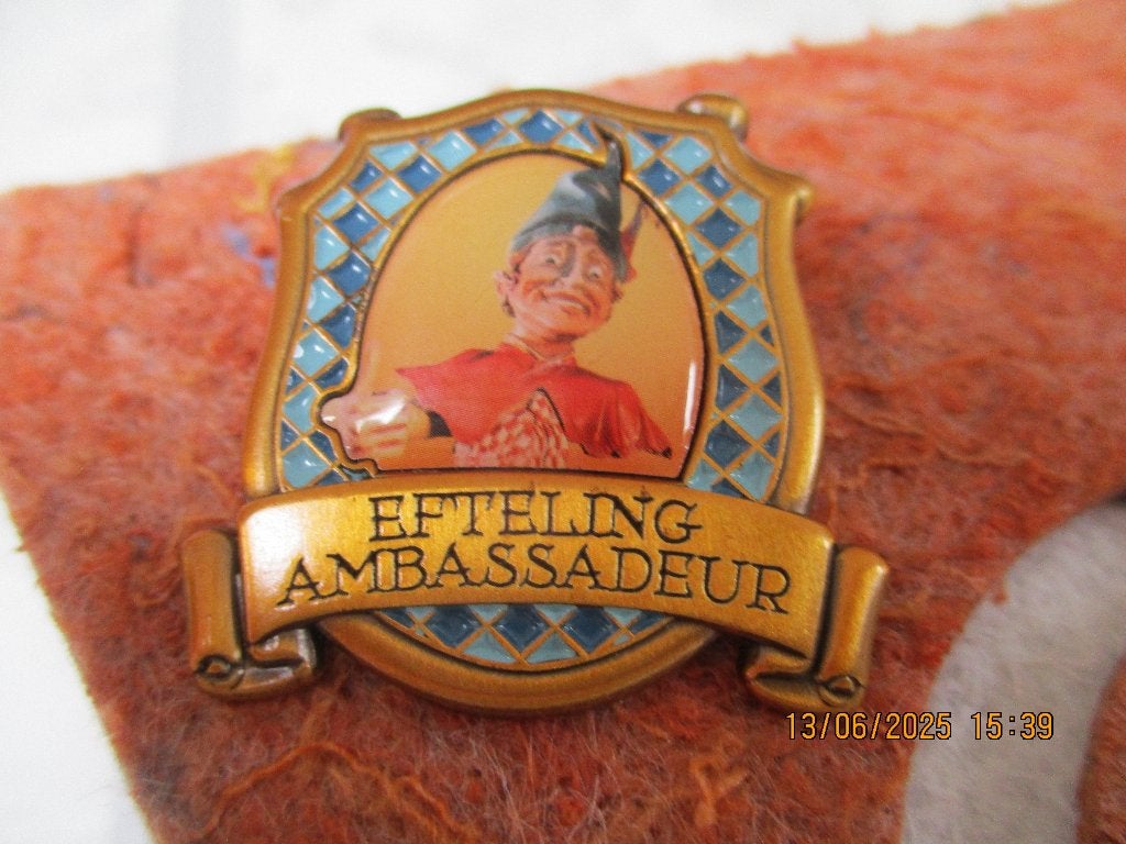 EFTELING PIN AMBASSADEUR 371, Ophalen of Verzenden, Zo goed als nieuw, Button of Speldje