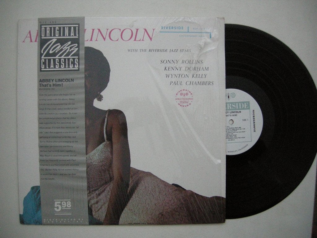 Abbey Lincoln That's Him - LP vinyl zgan / USA, Ophalen, LP, Zo goed als nieuw, 12 inch