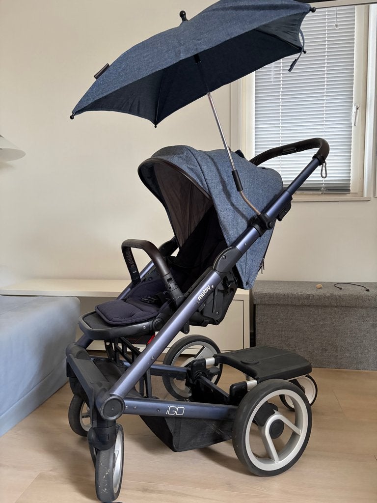 Mutsy iGo kinderwagen, Gebruikt, Mutsy, Verstelbare duwstang, Ophalen