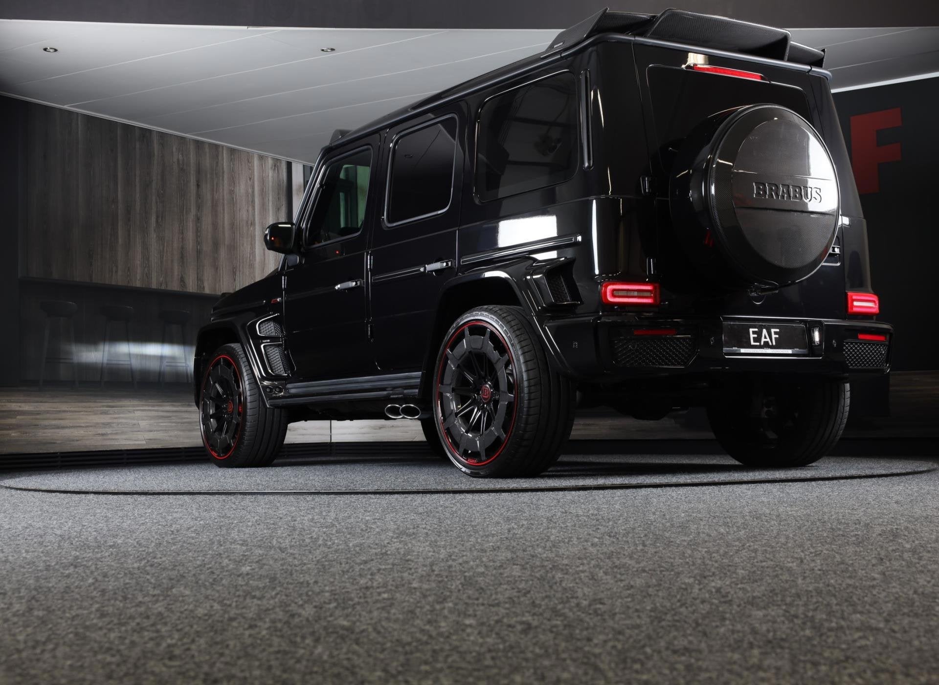 Mercedes-Benz G-klasse 63 Edition 1 BRABUS UITVOERING / Mat, Auto's, Automaat, Dealer onderhouden, G-Klasse, Leder