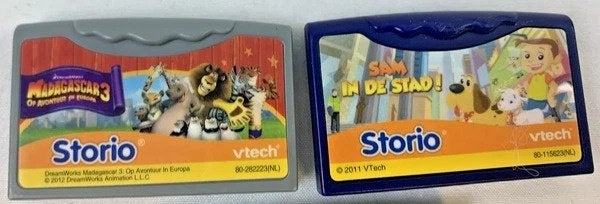 Vtech Storio set 3 spellen Madagascar Mickey Mouse Sam stad, Kinderen en Baby's, Speelgoed | Vtech, Coolsingel 104, 3011 AG Rotterdam, Netherlands