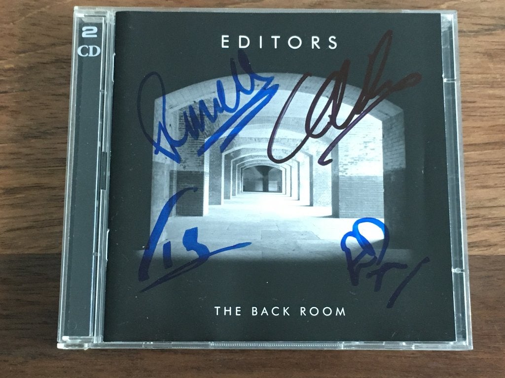 Cd/Dvd Set Editors The Back Room GESIGNEERD Pinkpop2006 ZGAN, Gesigneerd, Pop, Ophalen of Verzenden, Zo goed als nieuw