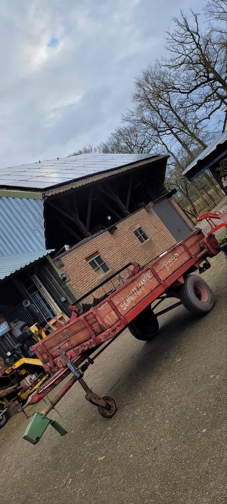 Meststrooier Mest kar mest verspreider schuitemaker, Zakelijke goederen, Agrarisch | Werktuigen, Ophalen of Verzenden, Gewasbescherming en Bemesting