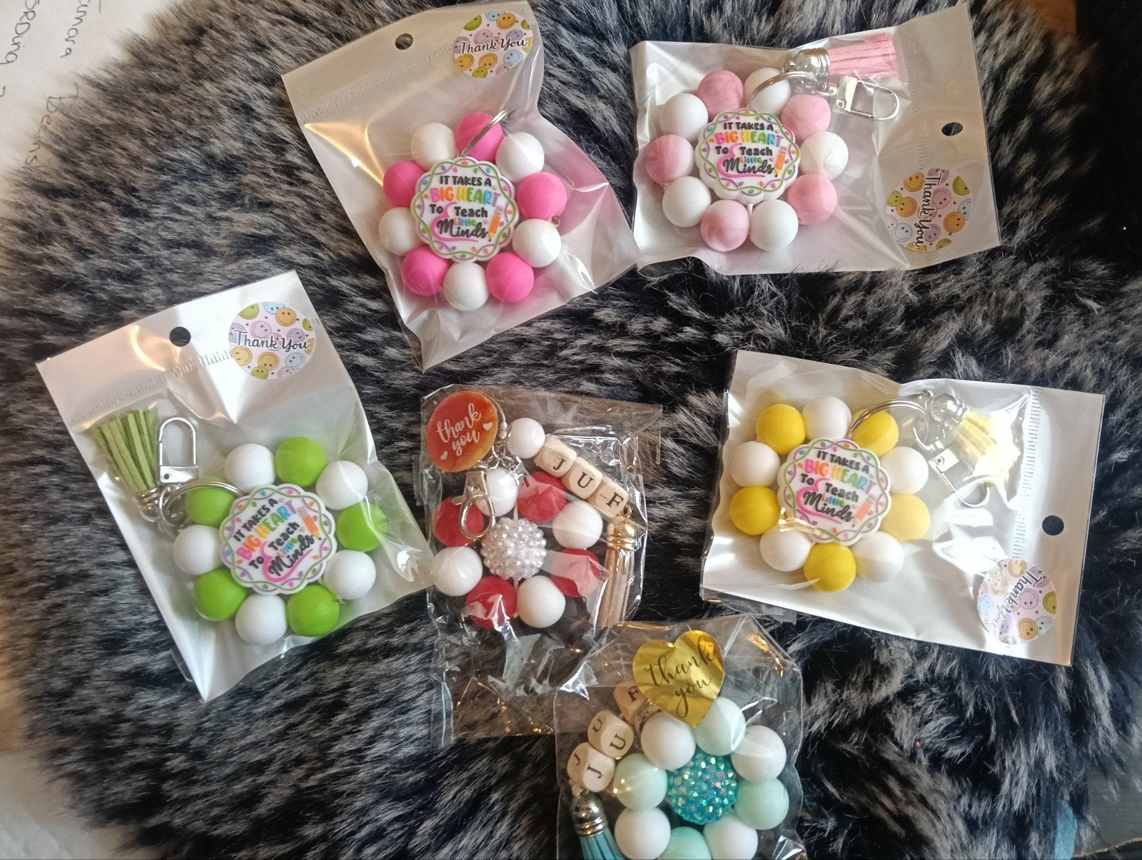 Leuke sleutelhangers voor juf - Bedankje of cadeau, Ophalen of Verzenden