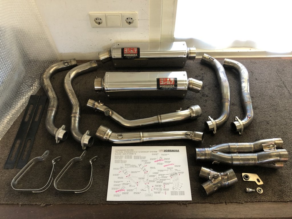 Yoshimura Japan uitlaat GSX-R1000 GSXR1000 2007 2008 K7 K8, Yoshimura Japan, Gebruikt, Ophalen of Verzenden, 6748 Nakatsu, Aiko-Gun, Aikawa-Machi, Kanagawa-Pref., 243-0303, JP