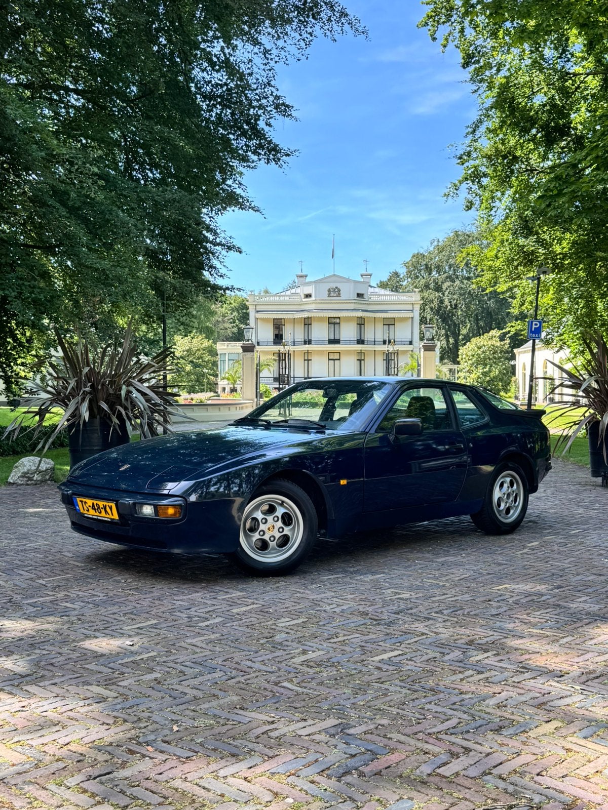 Geweldige Porsche 944 2.5 Targa Coupe 1987 Blauw, Auto's, Achterwielaandrijving, 4 cilinders, 1194 kg, 1200 kg