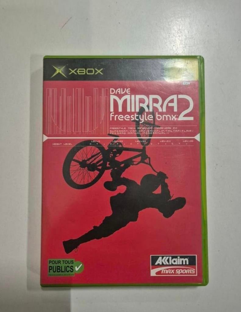 Dave Mirra Freestyle BMX 2 - Originele Xbox, 1 speler, Ophalen of Verzenden, Zo goed als nieuw, Vanaf 3 jaar
