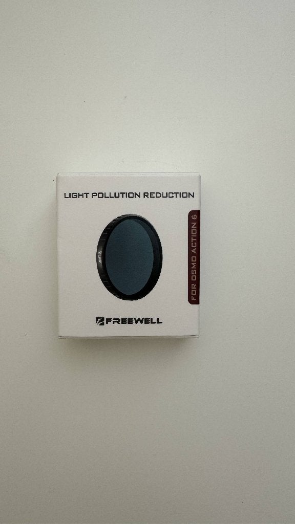 Lens DJI Osmo Action 6 Light Pollution Reduction Freewell, Verzenden, Zo goed als nieuw, Standaardlens, 1 mm