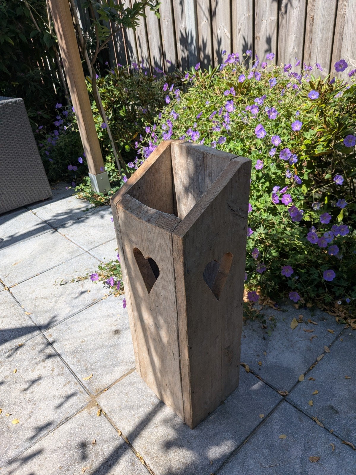 Paraplu bak, Ophalen, Gebruikt, Hout