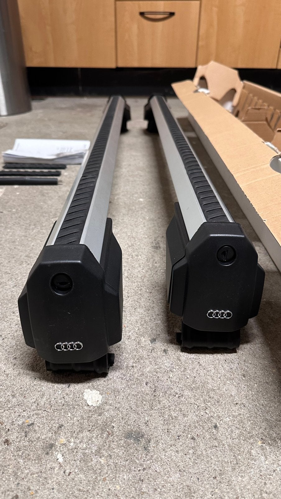 Originele Audi A4(8W) allroad dakdragers - Zo goed als nieuw, Auto diversen, Ophalen, Zo goed als nieuw
