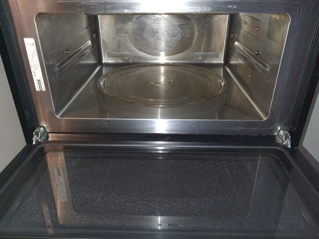 Luxe Whirlpool inbouw combimagnetron oven Werkt perfect, Ophalen, Combimagnetron, Zo goed als nieuw, Inbouw