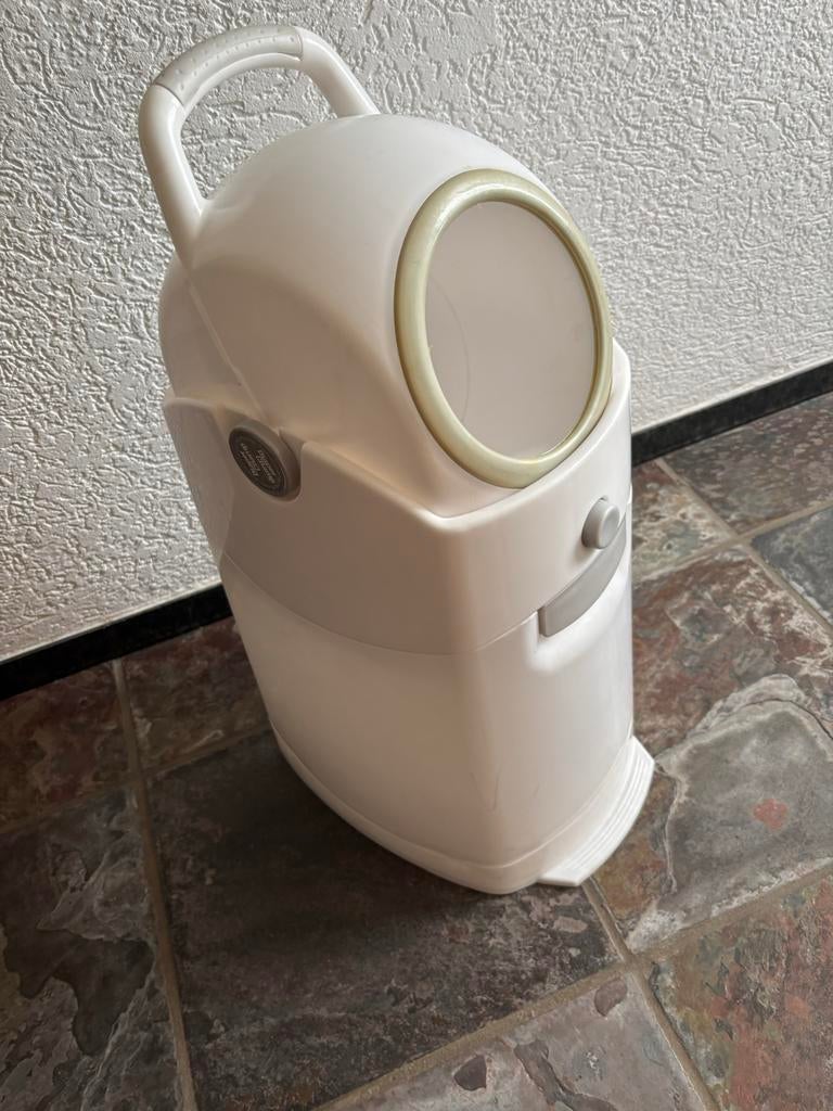 Diaper Champ luieremmer wit regular goede staat!, Ophalen of Verzenden, Zo goed als nieuw