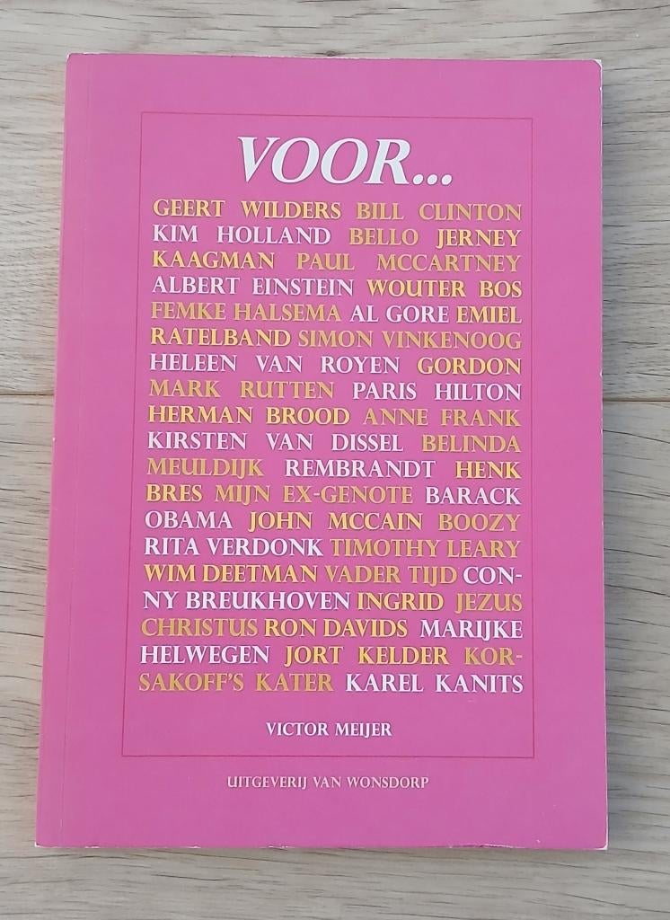 Victor Meijer - Voor..., Boeken, Ophalen of Verzenden, Zo goed als nieuw