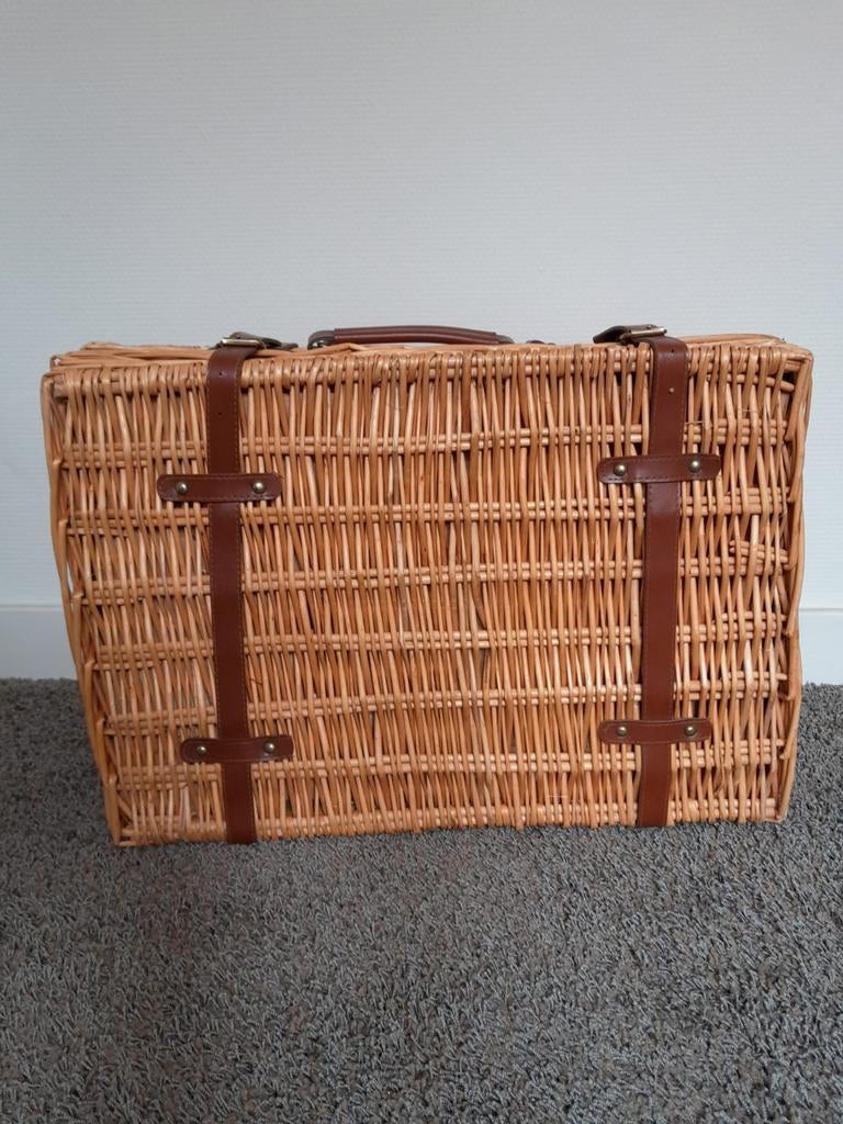 Grote picknickmand, 54x38x22 cm, Ophalen, Gebruikt, Zonder inhoud