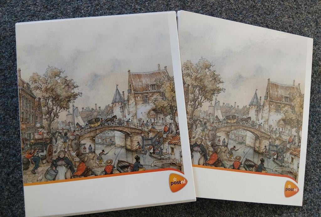 Album 25 postzegelvelletjes Anton Pieck, Postzegels en Munten, Verzenden, Na 1940, Postfris