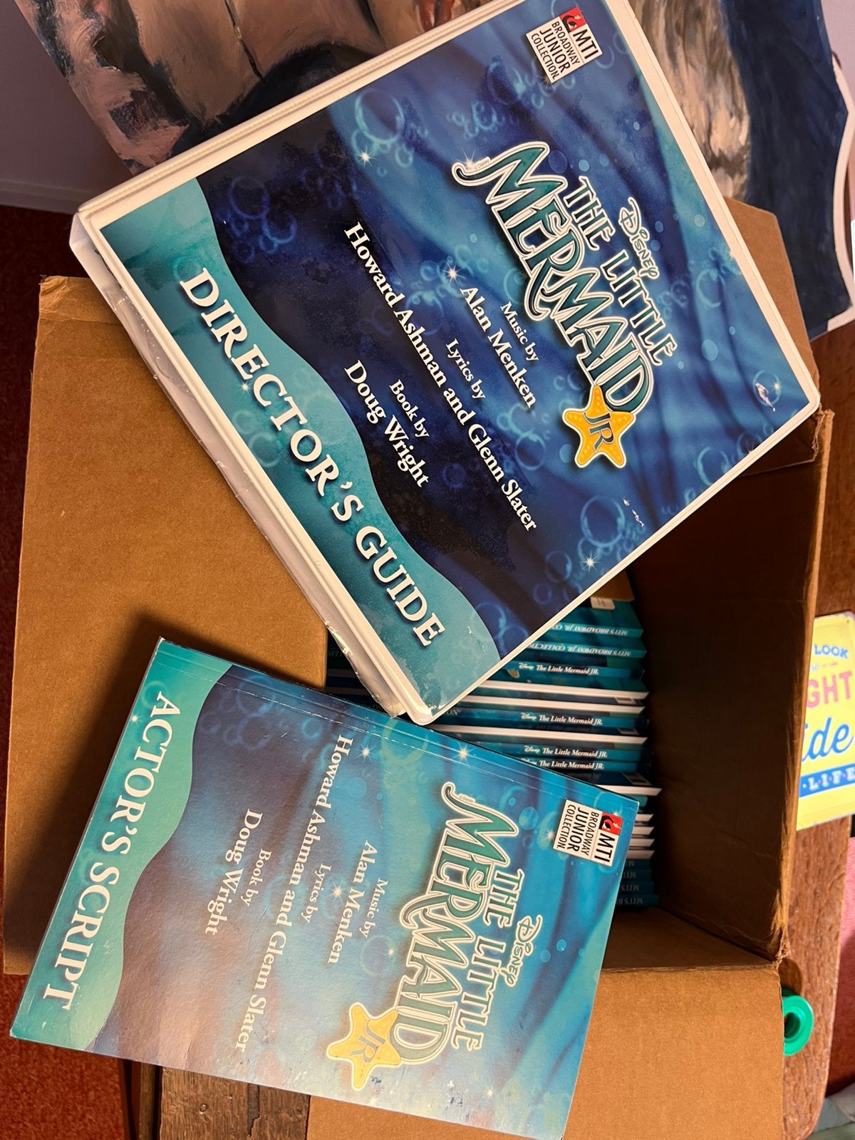 Scripts en songbooks The little mermaid jr, Muziek en Instrumenten, Bladmuziek, Filmmuziek en Soundtracks, Zang, Nieuw, Ophalen of Verzenden
