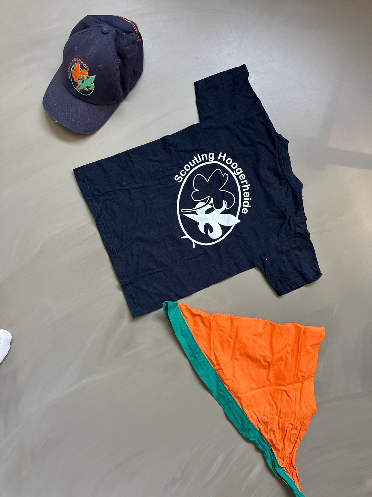 Scouting Hoogerheide: Shirt, pet en das, Ophalen of Verzenden, Gebruikt, Kleding