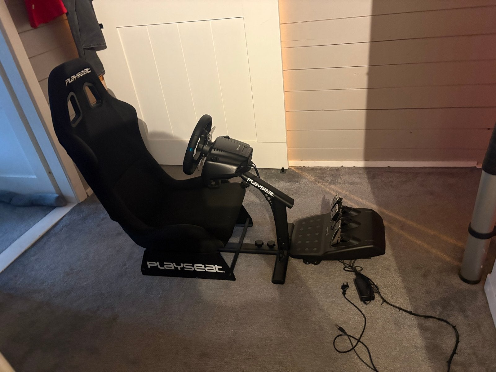 Playseat met Logitech G29 racestuur en pedalen, Ophalen, Zo goed als nieuw, Playseat of Racestoel, PlayStation 4
