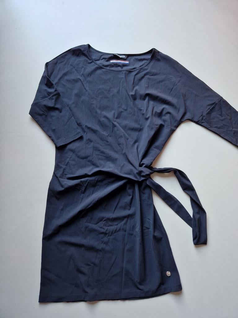 Zwarte jurk met strikdetail van My Pashion mt S, Zwart, Nieuw, Ophalen of Verzenden, Maat 36 (S)