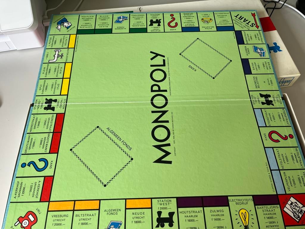 Monopoly bordspel, Hobby en Vrije tijd, Drie of vier spelers, Ophalen of Verzenden, Gebruikt