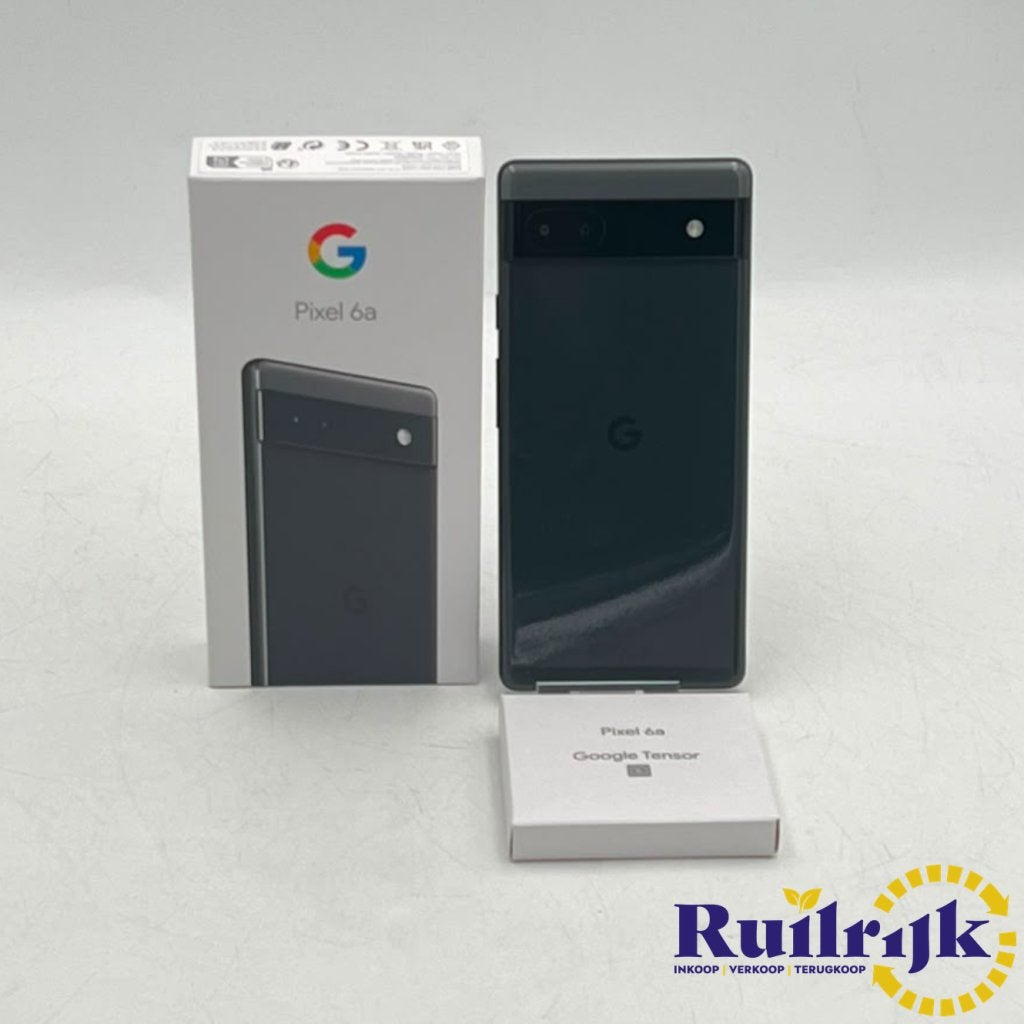 Google Pixel 6A 128Gb Zwart met doosje - Nette staat, Telecommunicatie, Mobiele telefoons | Overige merken, Google, Zo goed als nieuw
