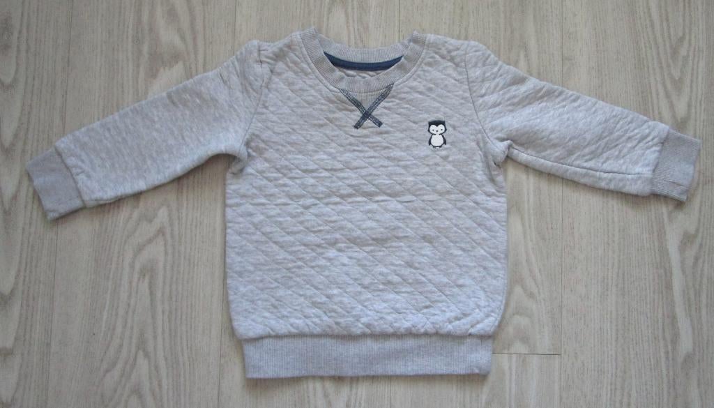 Grijze Gewatteerde Trui – TCM (TCM Merchandise), Maat, Jongen of Meisje, Trui of Vest, Ophalen of Verzenden, Zo goed als nieuw