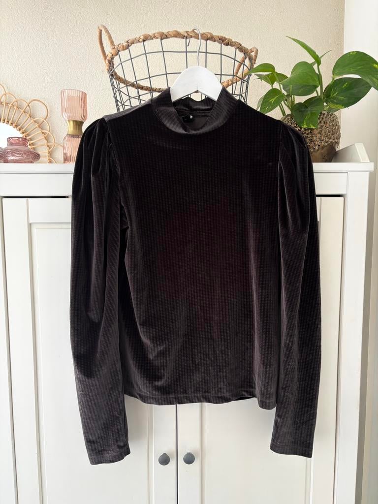 Eksept velours trui maat s, Kleding | Dames, Truien en Vesten, Ophalen of Verzenden, Zo goed als nieuw, Maat 36 (S), Bruin