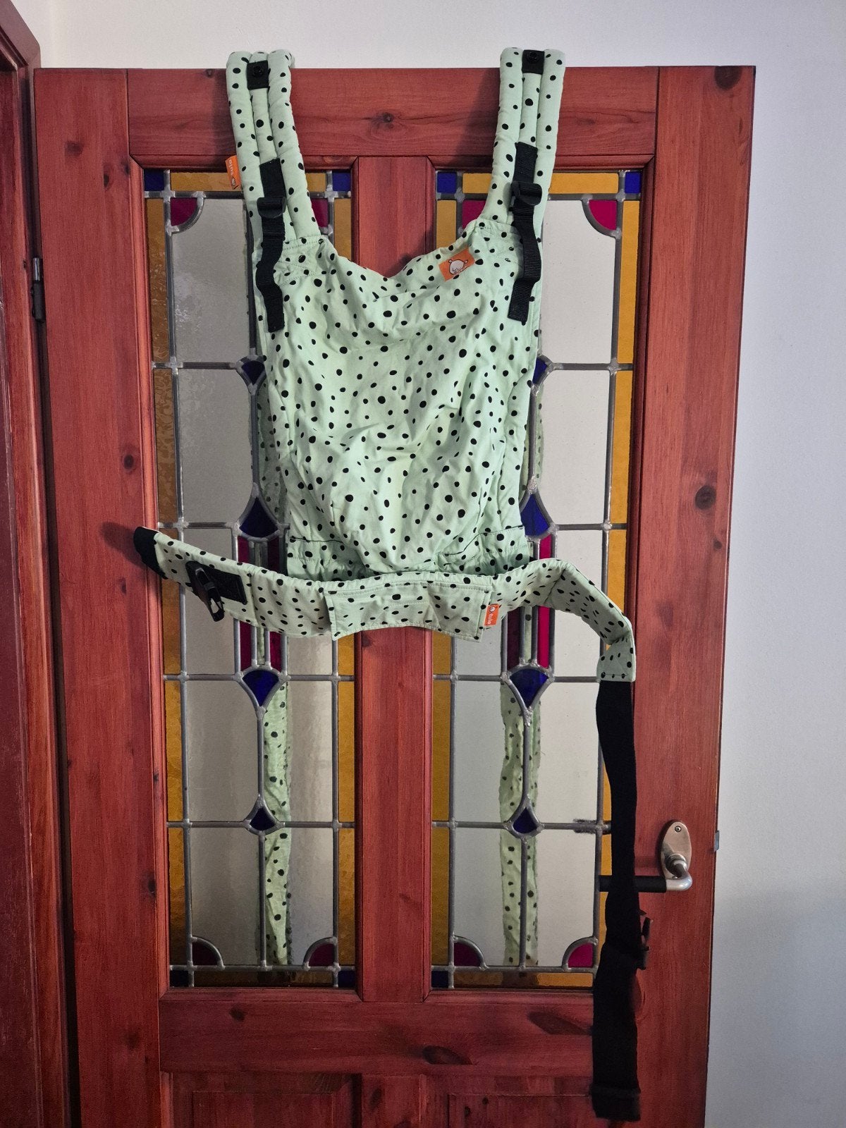 Tula Half Buckle Draagzak - Mint Chip (Zo goed als nieuw), Overige merken, Buik of Rug, Ophalen of Verzenden, Zo goed als nieuw