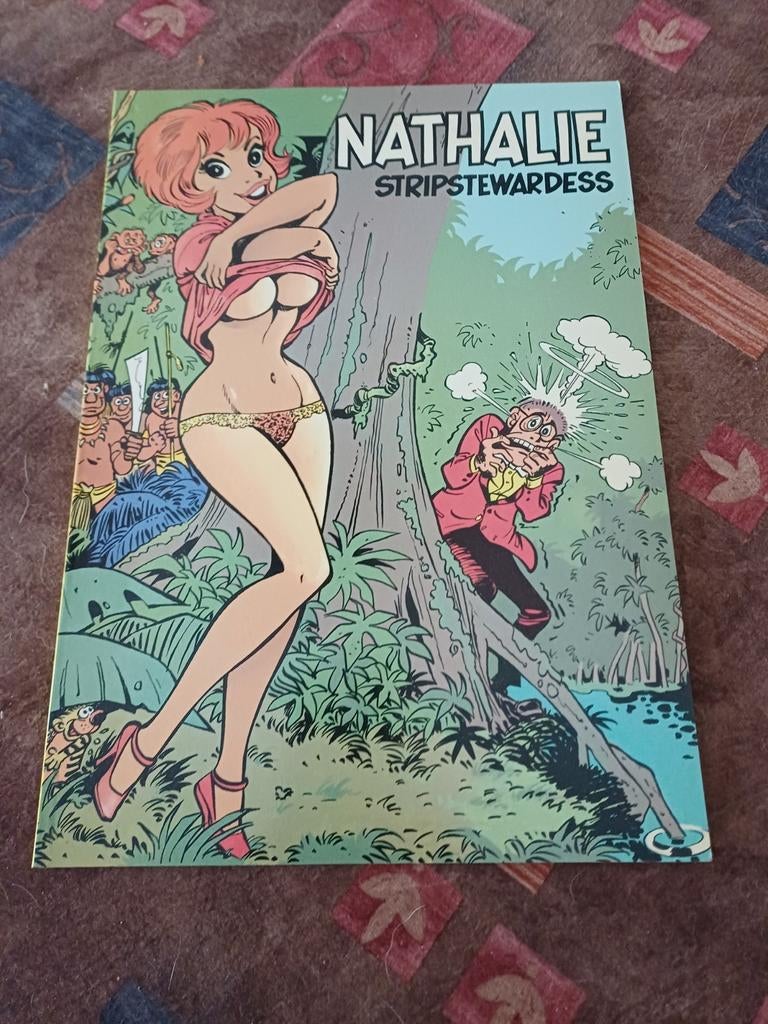 PARODIE op NATASJA - NATHALIE de STRIPSTEWARDES, Eén stripboek, Ophalen of Verzenden, Zo goed als nieuw